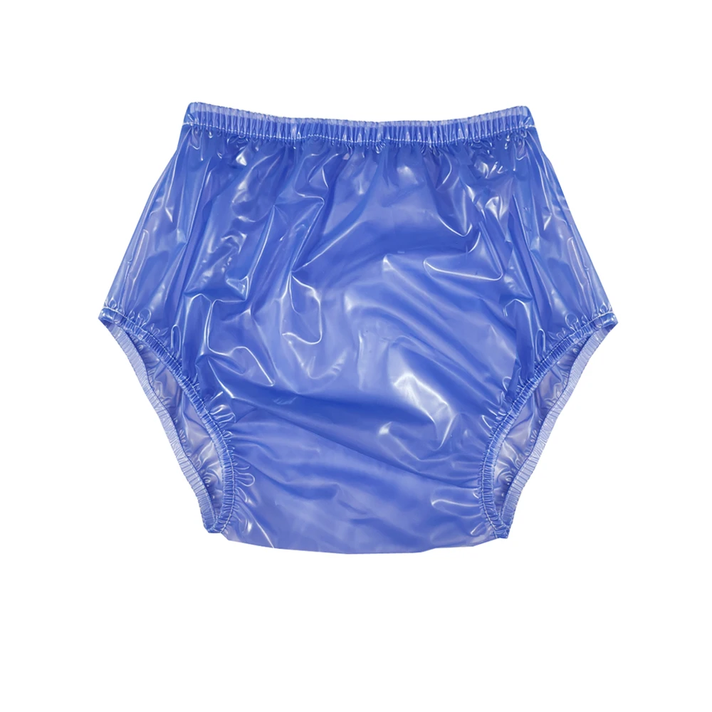 Reusable PVC Adult nappy  Diaper Coat Waterproof Incontinence panties Diaper Plastic  underpants