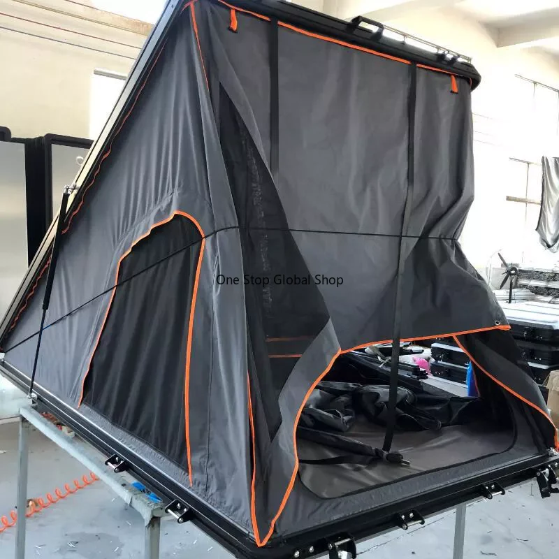 

Double Layer Aluminium Triangle Hard Shell Roof Tent for Self-Driving Car Rear Awning Outdoor Adventure Companion