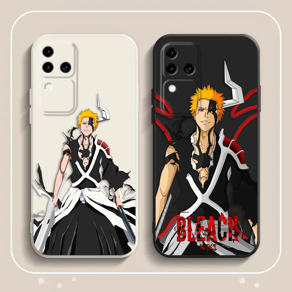 

B-Bleach Death Kurosaki Lchigo Phone Case For VIVO S1 V17 V20 V21 V21E V23 V23E V25 V27 V29 V27E V30 V30E V40 V50 S12 TPU Case