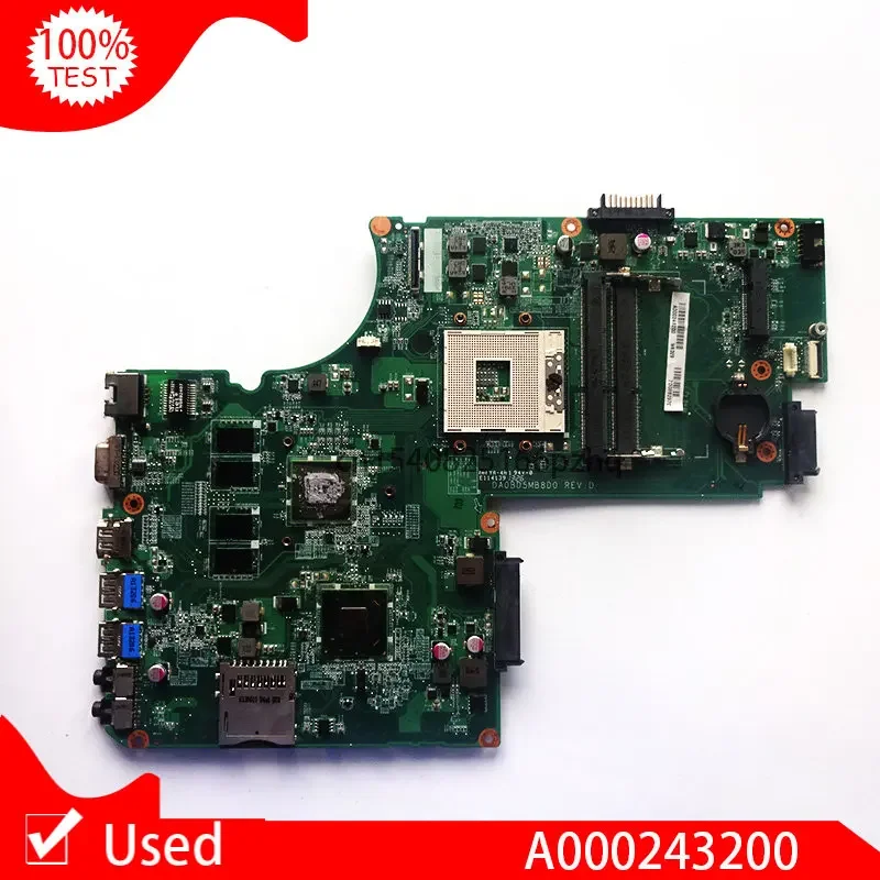 

Б/у материнская плата A000243200 DA0BD5MB8D0 для ноутбука Toshiba Satellite S75 L75