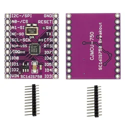 SC16IS750 Module CJMCU-750 UART Serial Port to IIC/SPI Bus Programmable IO Port Development Board Industrial Control Module