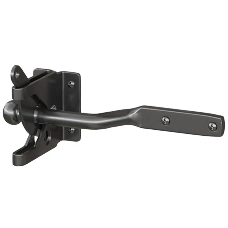 

Новая автоматическая гравитационная защелка для ворот из углеродистой стали, самоблокирующаяся, для установки на столб, для заборов и ворот