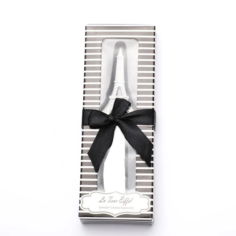 

Creative Wedding favors of Eiffel Tower Silver Spreader Gifts for Party giveaways and Bridal shower decorations (30 Pieces/lot)