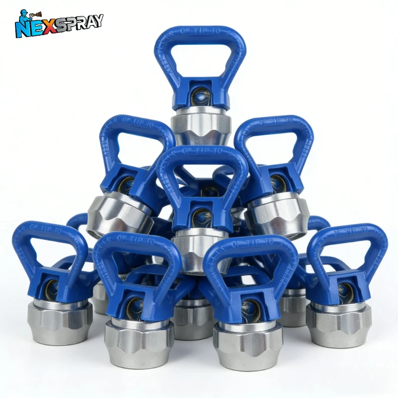 For Titan/Wagner Airless Paint Spray Gun Low Pressure Tips Sprayer Airbrush Tip Size 7/8N Nozzle Holder Suit for Base