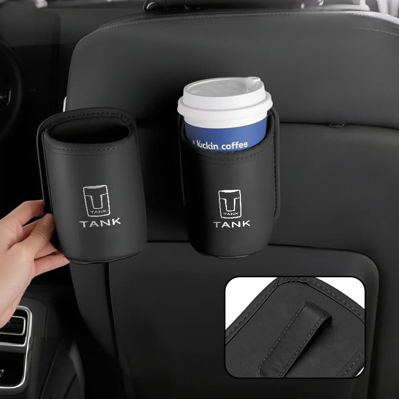 

Universal Car Door Cup Holder Box Drink Storage Bin Accessories For Great Wall GWM Tank 300 City 300 Border 400 500 PHEV Tank500