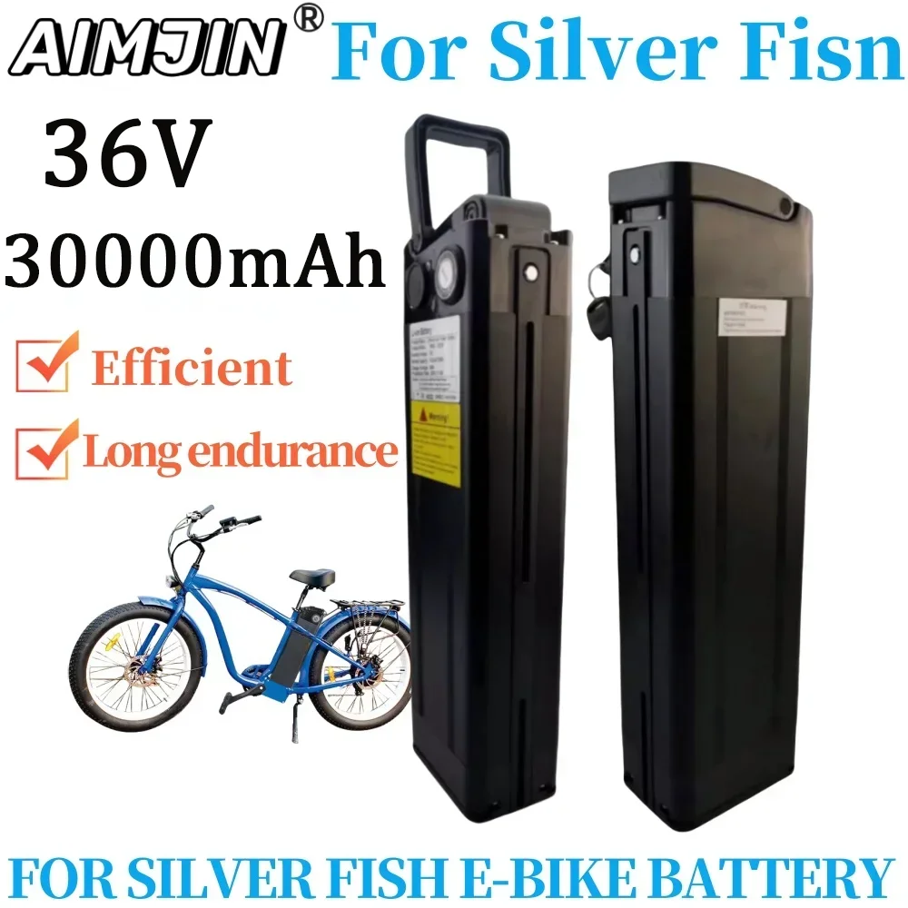 Fold 36v 30ah Silver Fish EBike Lithium Battery Vélo Duotts S26 Battery