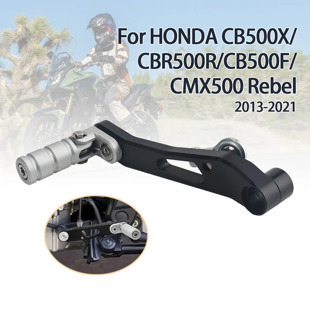 

For HONDA CB500X CBR500R CB500F CMX500 Rebel 2013-2023 Adjustable Folding Gear Shifter Shift Pedal Lever Motorcycle Accessories