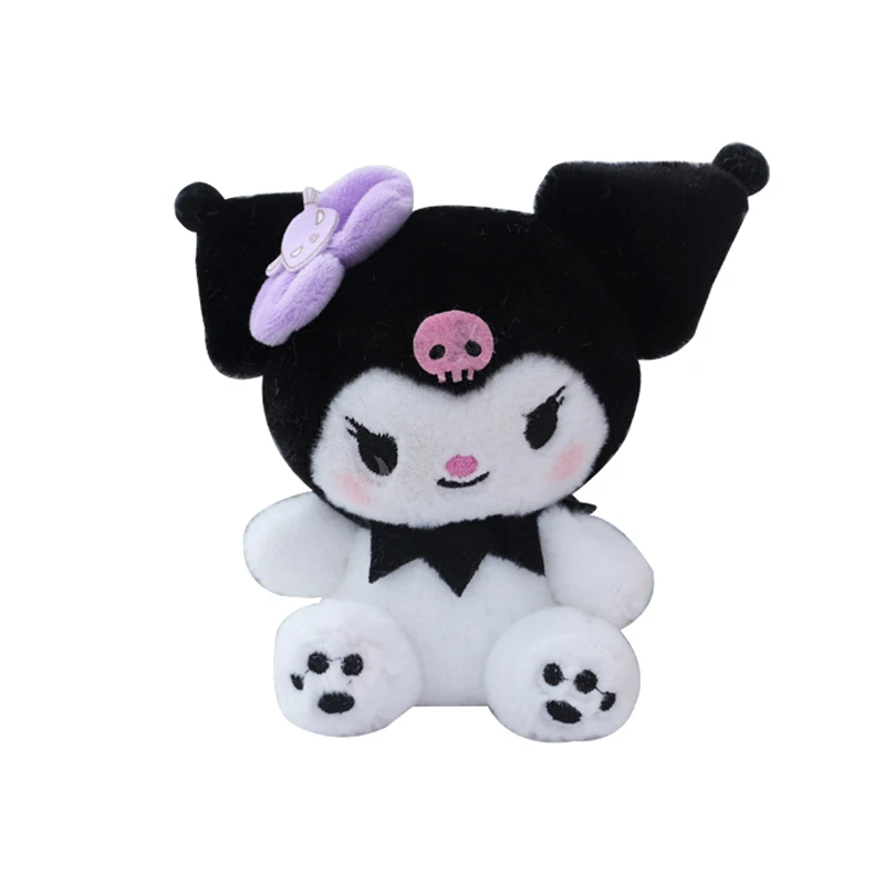 14Cm Kawali Sanrio Hello Kitty Kuromi Mijn Melodie Cinnamoroll Kussen Pluche Speelgoed Plushie Sleutelhanger Gevulde Pop Hanger Voor Kind Cadeau