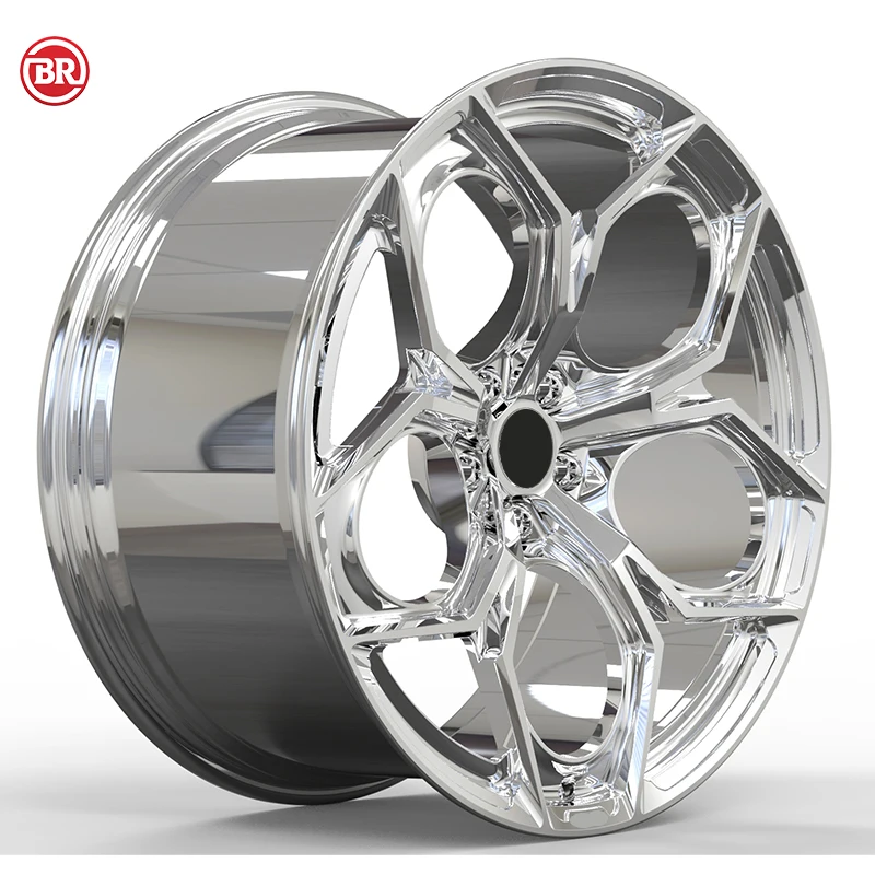 

Custom Forged Alloy Polish Chrome Racing Car Wheels Multiple Spokes Rim Sizes 18 19 20 21 26 Inch 5x114.3 5x112 Bolt Pattern