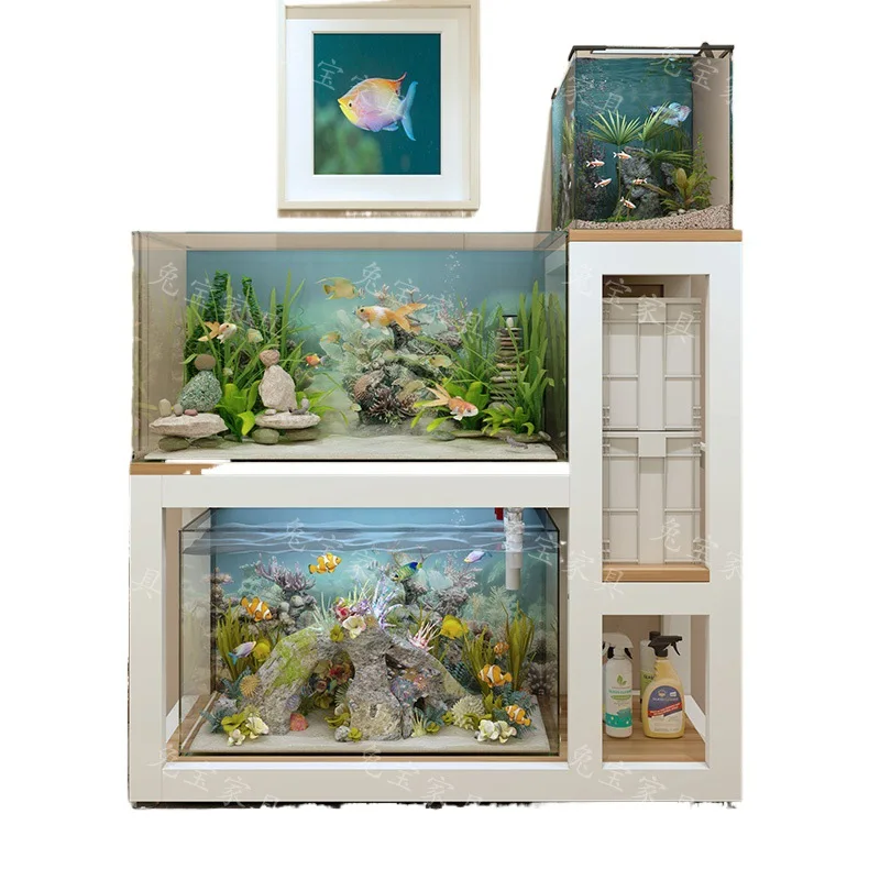 

Thickened, fish tank, rack, load-bearing two layers, put fish tank shelf, combination