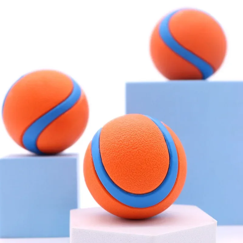 Dog Toy Ball Toy Pet Bouncy Ball Dog Ball Solid Bouncy Puppy Toy