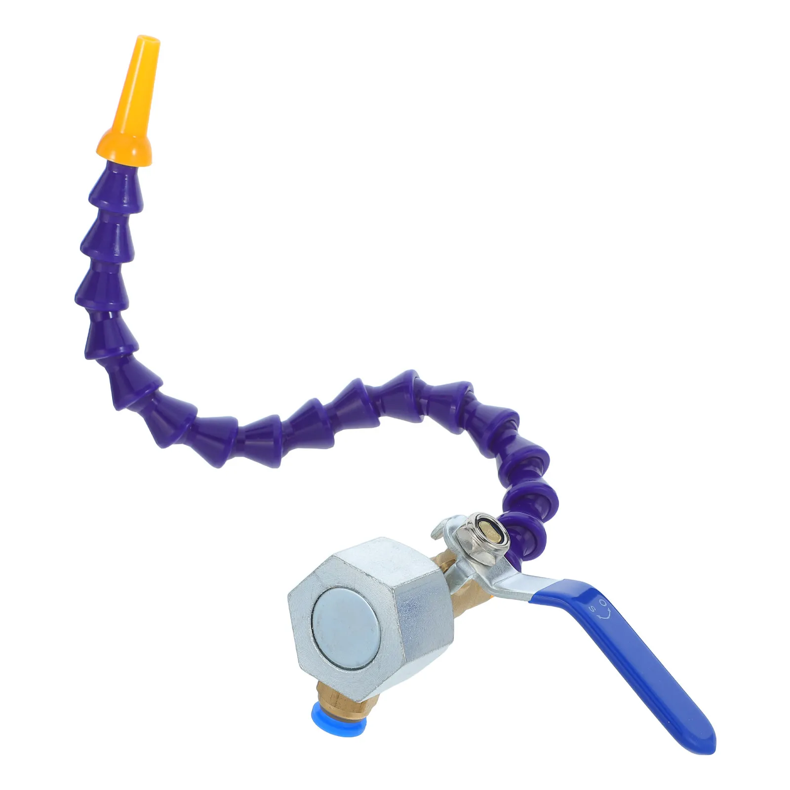 1Set Magnetic Base Flexible Machine Air Nozzle Adjustable Coolant Drainage Hose Valve Cnc Router Cutting Workbench Cooling Pipe