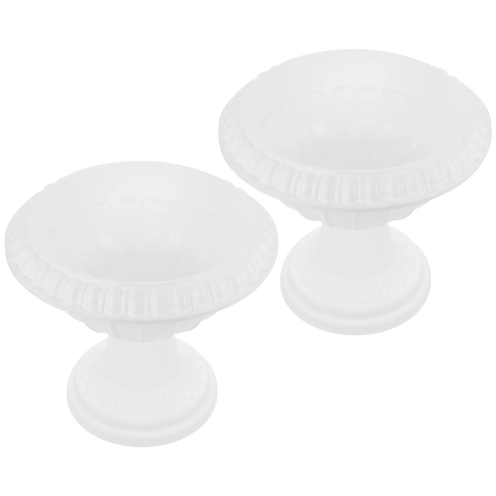 2 pezzi verde balcone vaso da fiori in plastica colonna romana fioriera vasi da fiori giardino domestico esterno interno vivaio Scindapsus