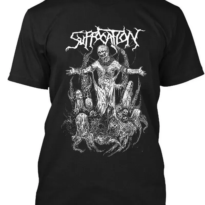 New! Popular Suffocation American Technical Death Brutal Music Art T-Shirt S-4XL