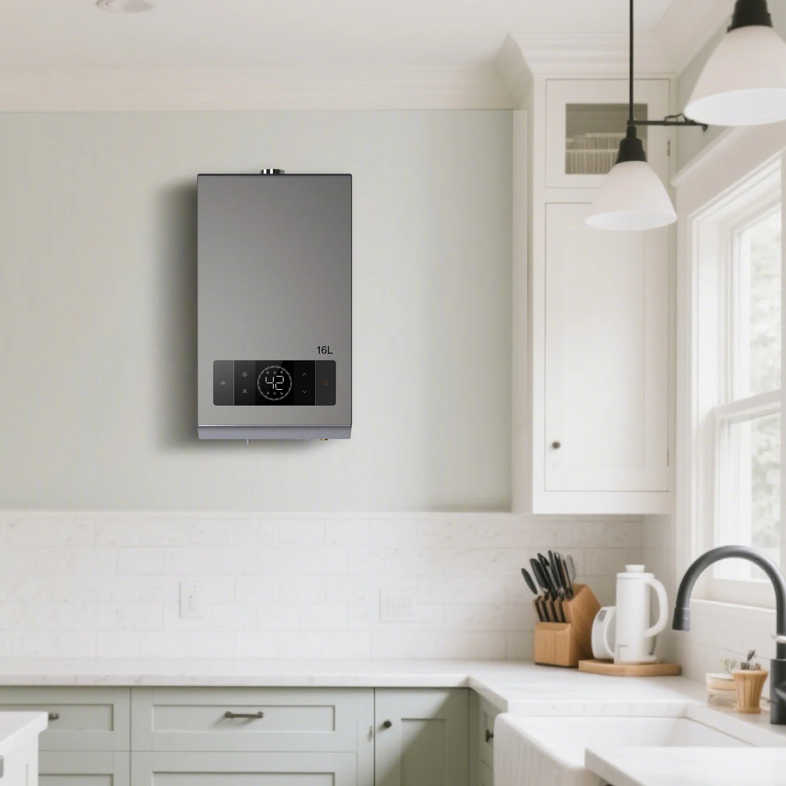 

New Arrival 13L 16L Balance Flue NG LPG Gas Geyser Good Price Home Use Copper Heat Exchanger Natural Gas