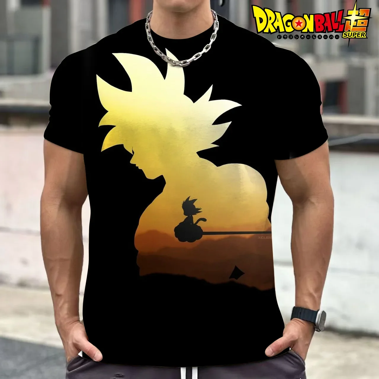 

Men T Shirt Anime Dragon Ball Z Goku 110-6XL Men's T-shirt Clothing Fashion Streetwear Shirts T-shirts Tops Vegeta High Quality