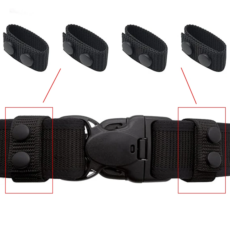 4Pcs Multi Functional Tactical Belt Double Nylon Buckle Portable Belts Equipment Outdoor Sports Accessory Fixed Buckle