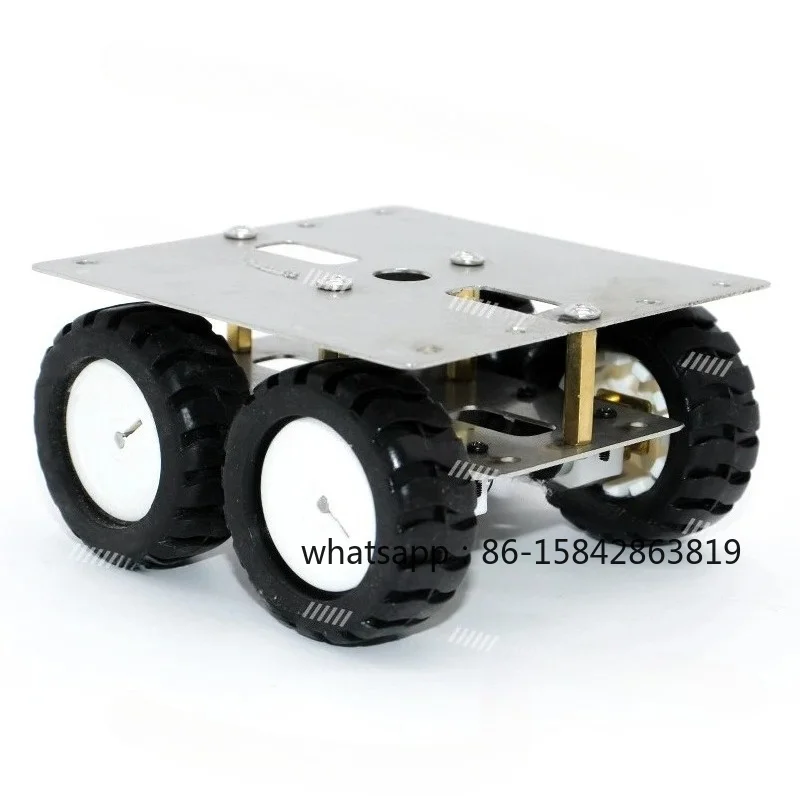 Stainless Steel N20 Smart Car Chassis Metal Frame Mini Robot Platform for DIY Robotics