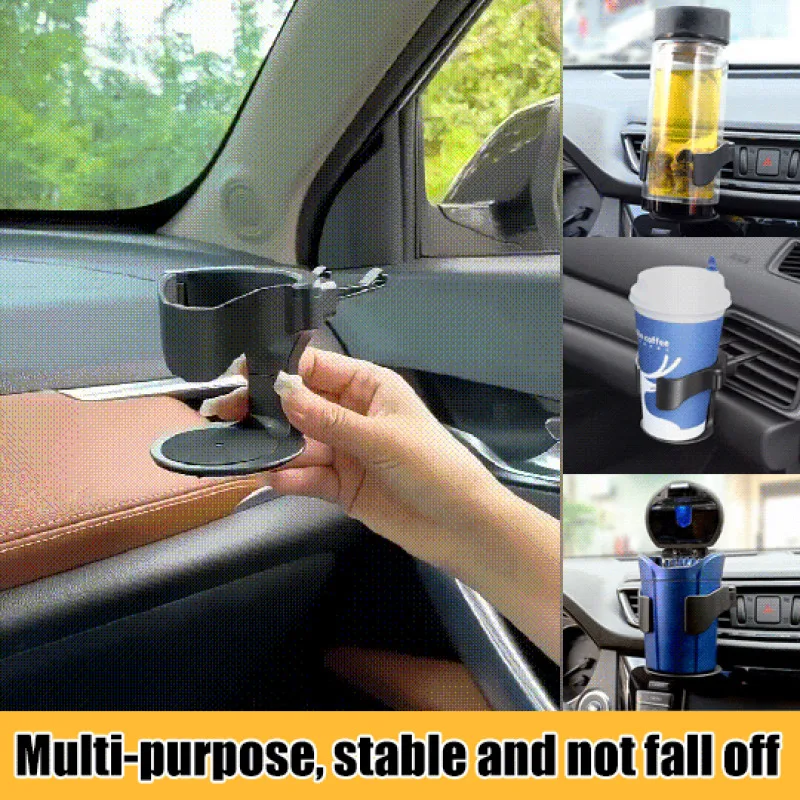 Car Cup Holder Air Vent Outlet Drink Coffee Bottle Holder Can Mounts Holders Beverage Ashtray Mount Stand Universal Accessories