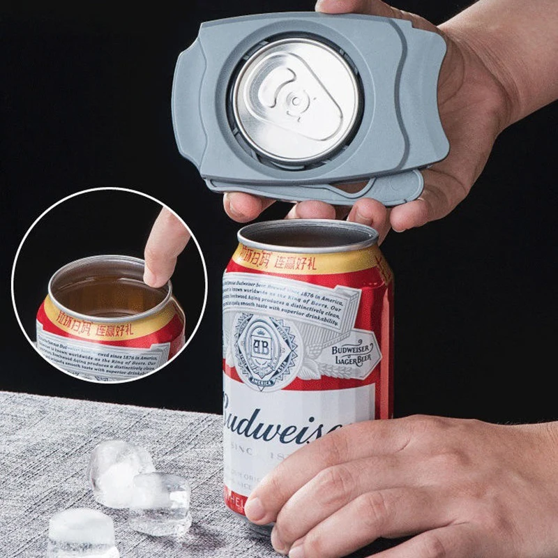 Öffner für Dosen, multifunktionaler Flaschenöffner, Bieröffner, Dosenöffner mit Reißverschluss, Bierdosenöffner aus Edelstahl, Küchenhelfer