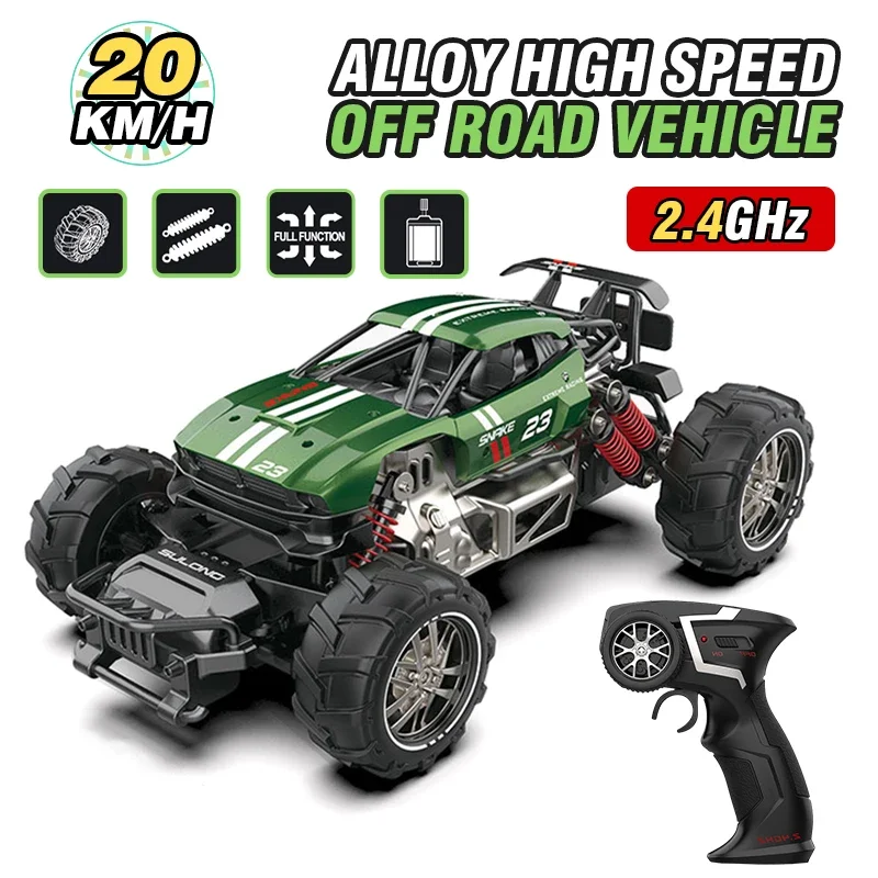 1:14 Rc Auto In Lega di Controllo Remoto Auto 20 Km/h Ad Alta Velocità Off Road Arrampicata Camion Tutti I Terrains Giocattoli Veicolo Da Corsa Ragazzi regalo