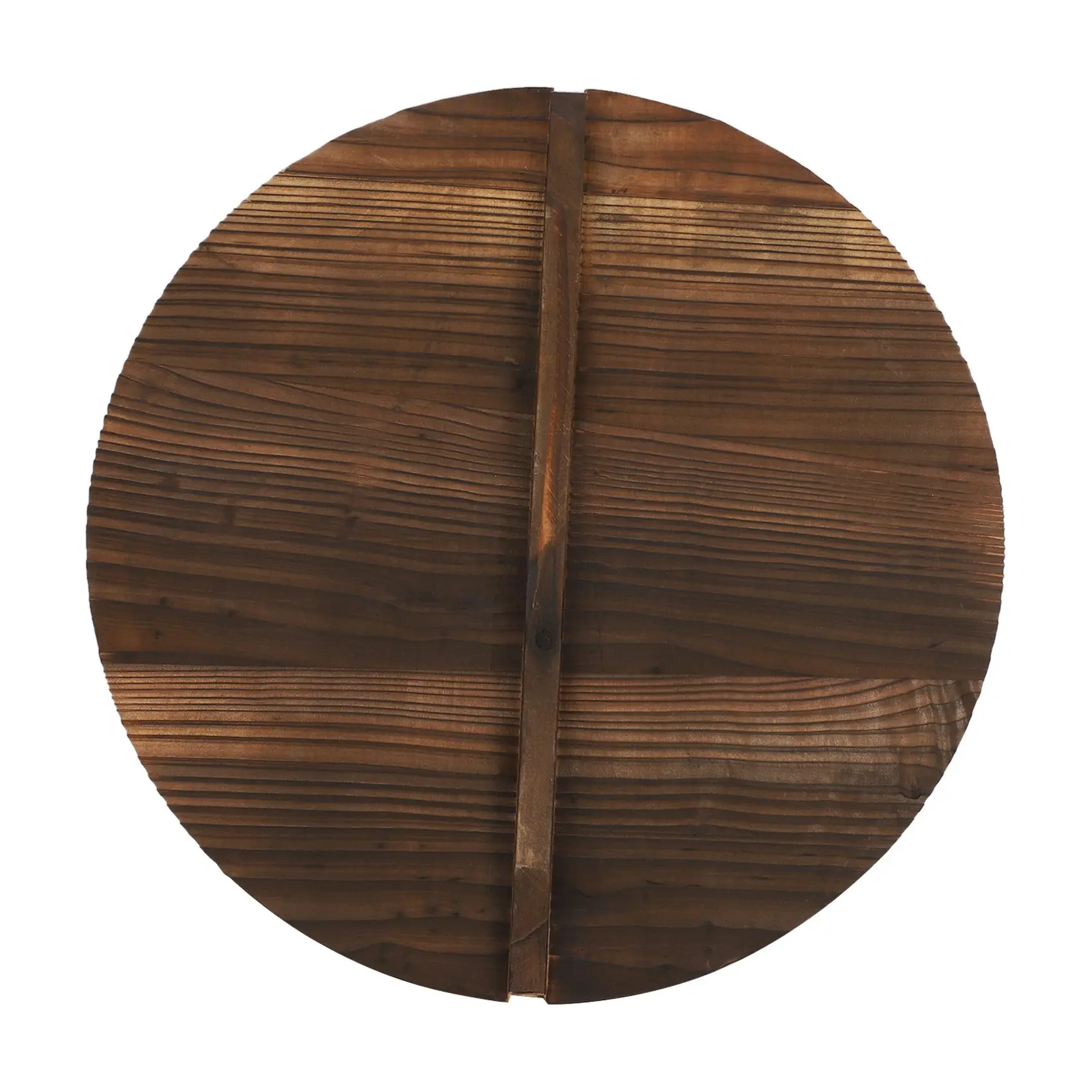 BHBL Kitchen Multi-Functional Wooden Pot Cover Handle Pan Lid Eco-Friendly Anti-Scalding Wood Baking Pot Lids Cover 40cm