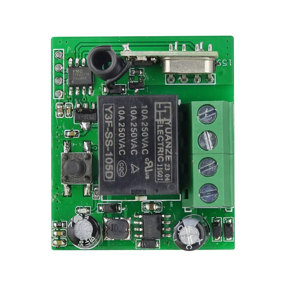 AC 110V 220V Wireless Remote Control Switch 1CH relay 433Mhz Receiver Module For learning code Transmitter Remote