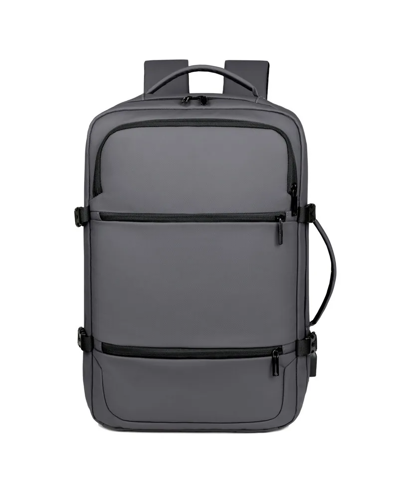 

Simple Nylon Men's Commuter Backpack Multifunctional USB Laptop Bag for College Students