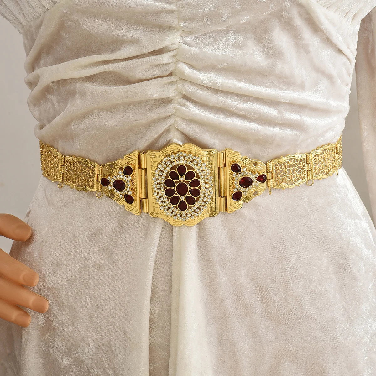 

Популярный восточный свадебный пояс, ажурный регулируемый пояс в дворцовом стиле для украшения платья, наряда, свитера