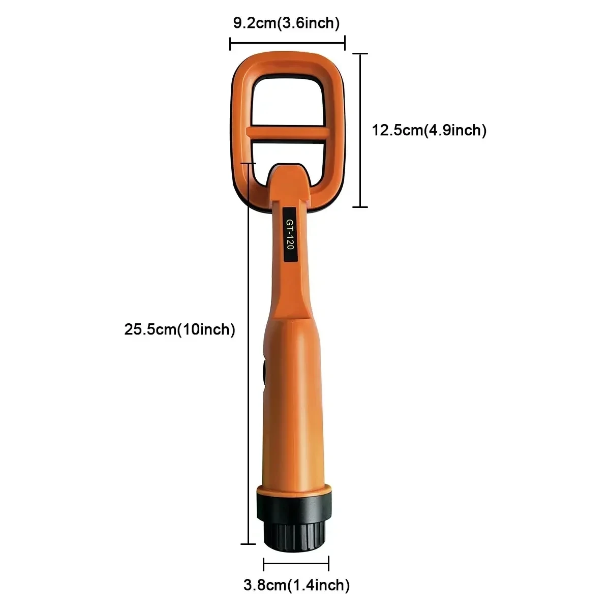 Treasure Hunter GT120 Handheld Diving Metal Detector Pinpointer Pointer Probe Waterproof Metal Pinpointing 4.2\