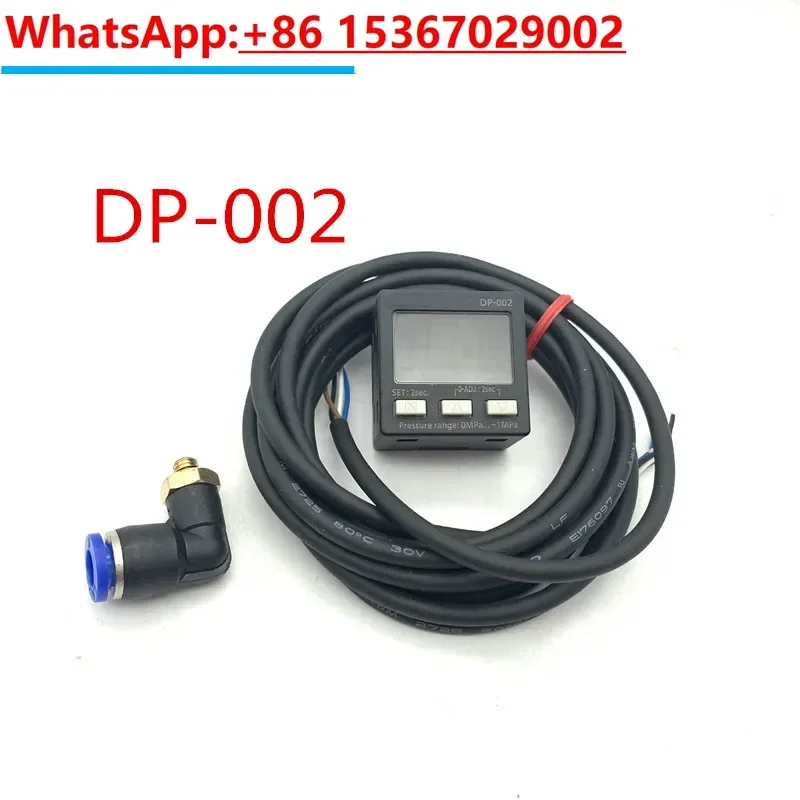 

DP-002 New Original Genuine Digital High Pressure Vacuum Type Sensor NPN for Gas 0 to 145 PSI (0.000 to +1.000 MPa)