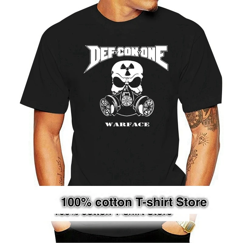 

Def Con One Warface 2012 Album Cover T shirt Men Women Cartoon Casual Short O neck Broadcloth