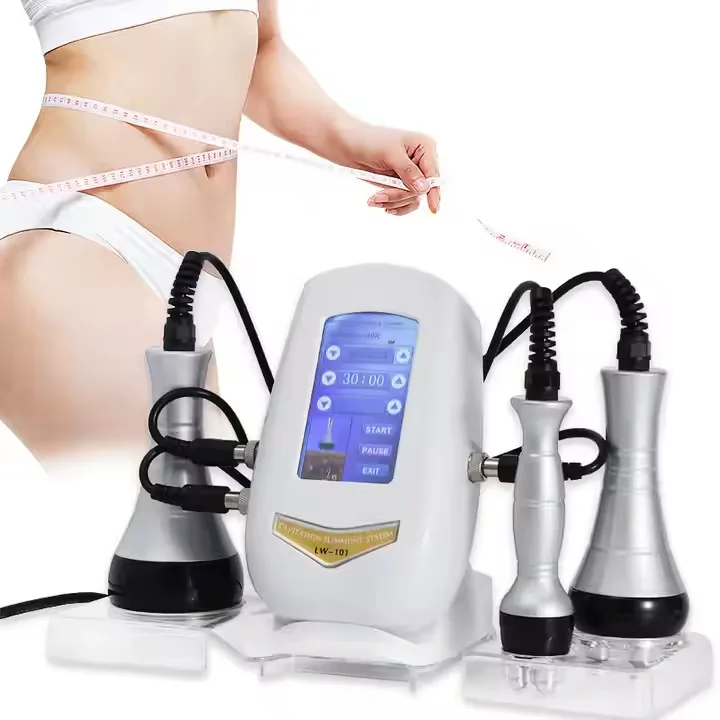 Radiofrequency Massage 40K Ultrasonic Cavitation Body Facial Weight Loss Machine Multi functional Body Shaping Slimming Fat Burn