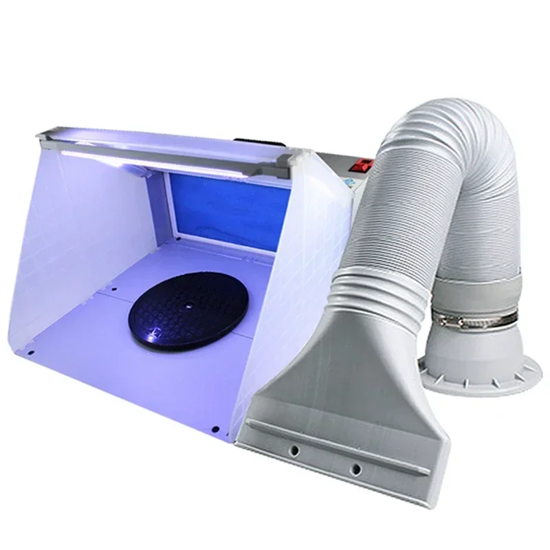 

Модель Gundam, аэрозольная краска, верстак, мощный выхлопной ящик, ручная работа, спрей Gundam, светодиодный светильник, вытяжной вентилятор, бесступенчатая регулировка