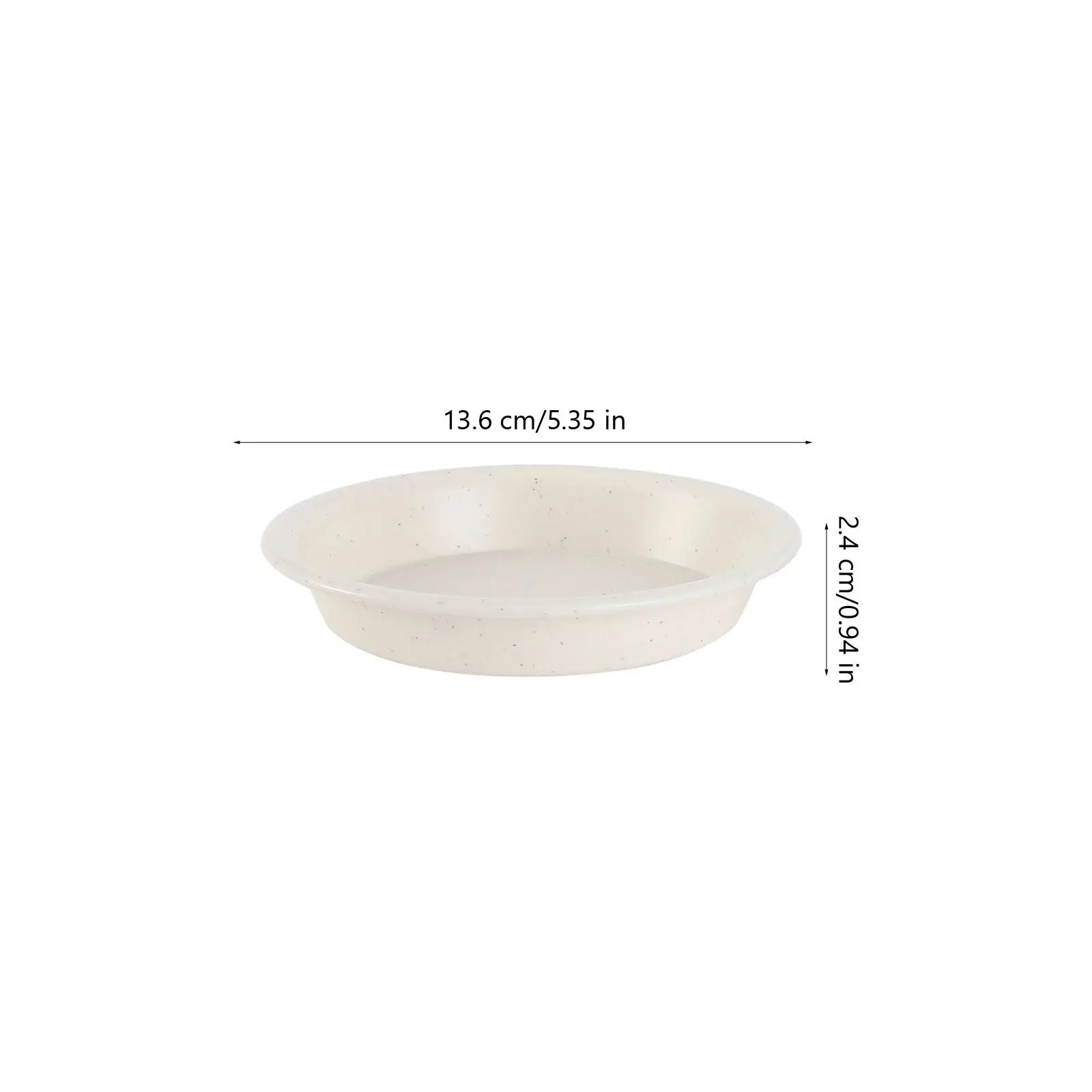 6Pcs Thickened PP Plastic Flower Pot Trays for Succulents Bonsai Indoor Outdoor Gardening Water Drainage Base Pads