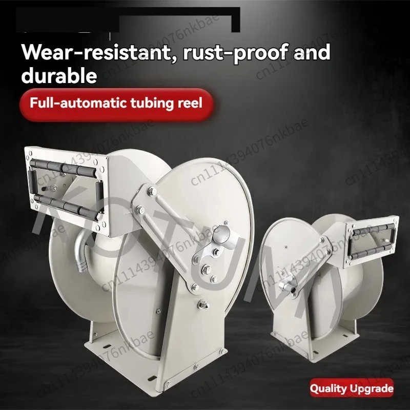 Fully Automatic Retractable Fuel Hose Reel, Auto Rewind Hose Reel for Refueling & Agricultural Spraying