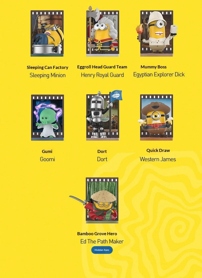 Original POPMART Minions The Monsters Blind Box Figuren Anime-Spielzeug Desktop-Ornamente Sammlerstücke Deko Überraschungs-Mystery-Geschenkbox – Detail 3