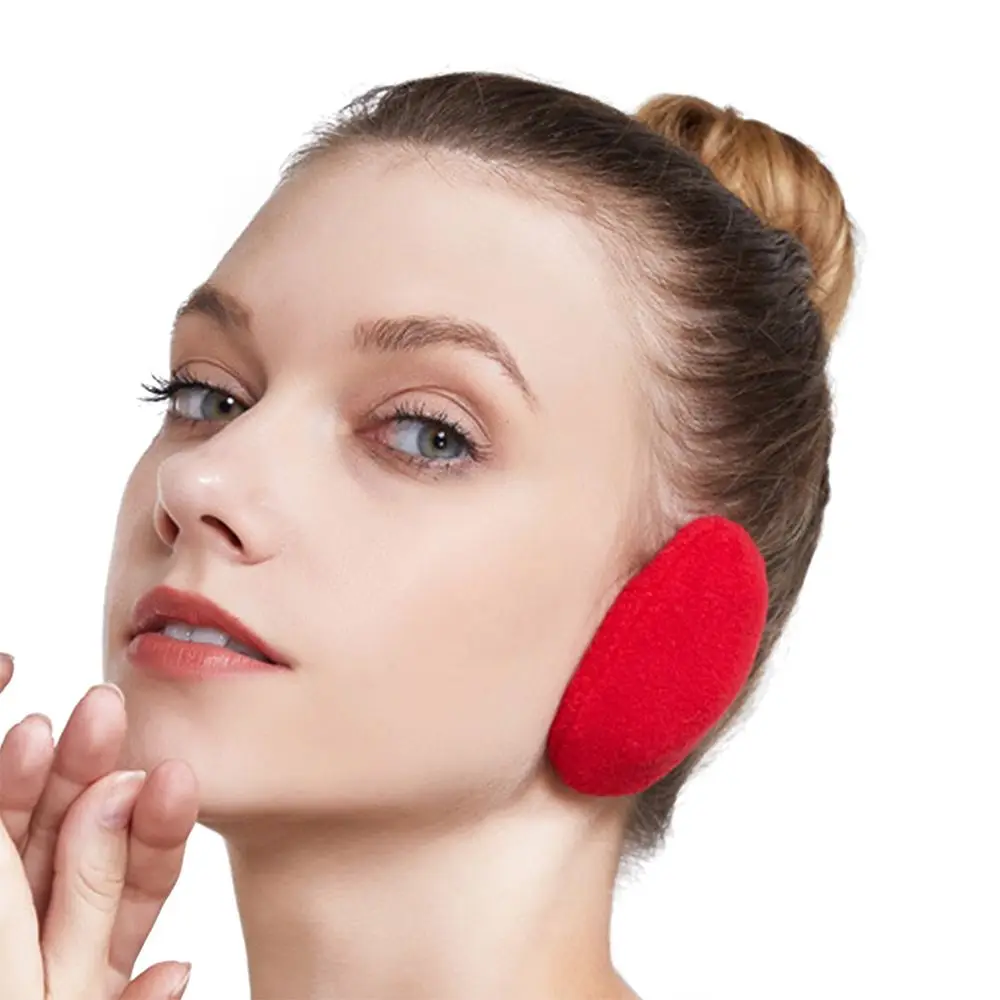 Men Women Bandless Fleece Ear Muffs Ear Warmers Earmuffs Cold Weather