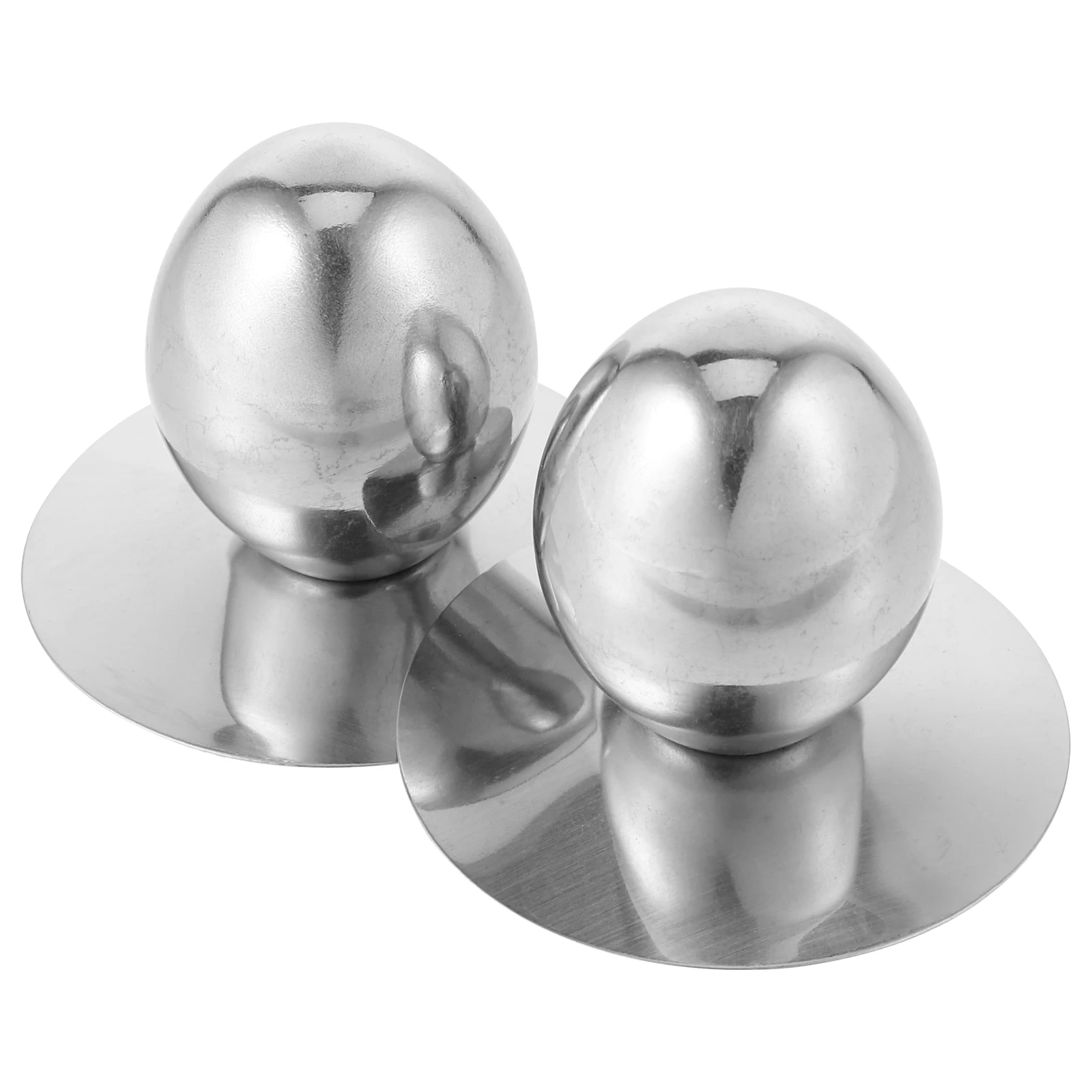 

2 Pcs Replace Pot Lid Accessories Stainless Steel Cookware Casserole Holding Knob