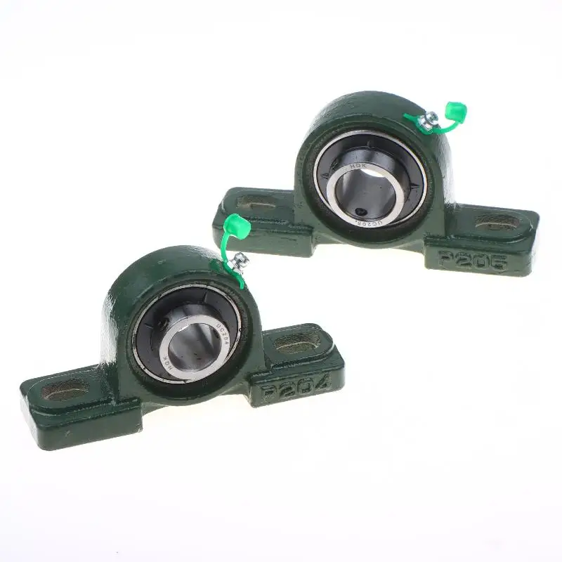 Two-Bolt Ball Mounted Self-Aligning Pillow Block Bearing Bore Housing for Automotive Manufacturing Lines view 5