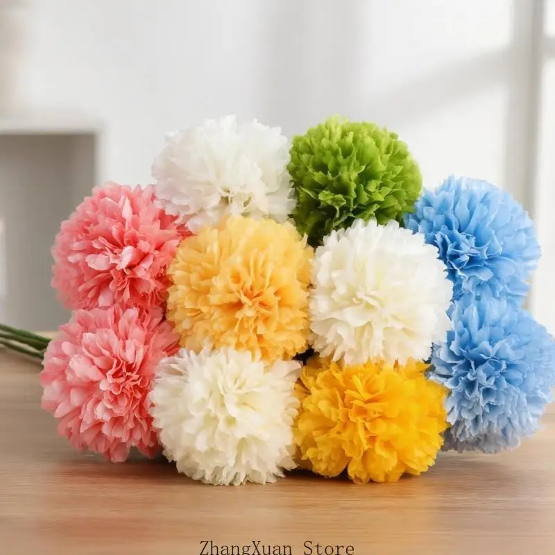 Künstlicher Blumenzweig in verschiedenen Farben, 12-teiliges Set für Vasenpräsentation, Regalakzent, Fenstergestaltung und – Detail 7