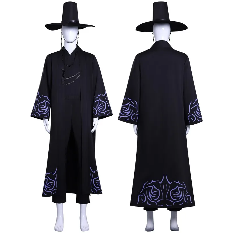 

K-Pop Demon Hunters/HUNTR/X Saja Boys Jinu Cosplay Halloween Coat Hat Tops Party