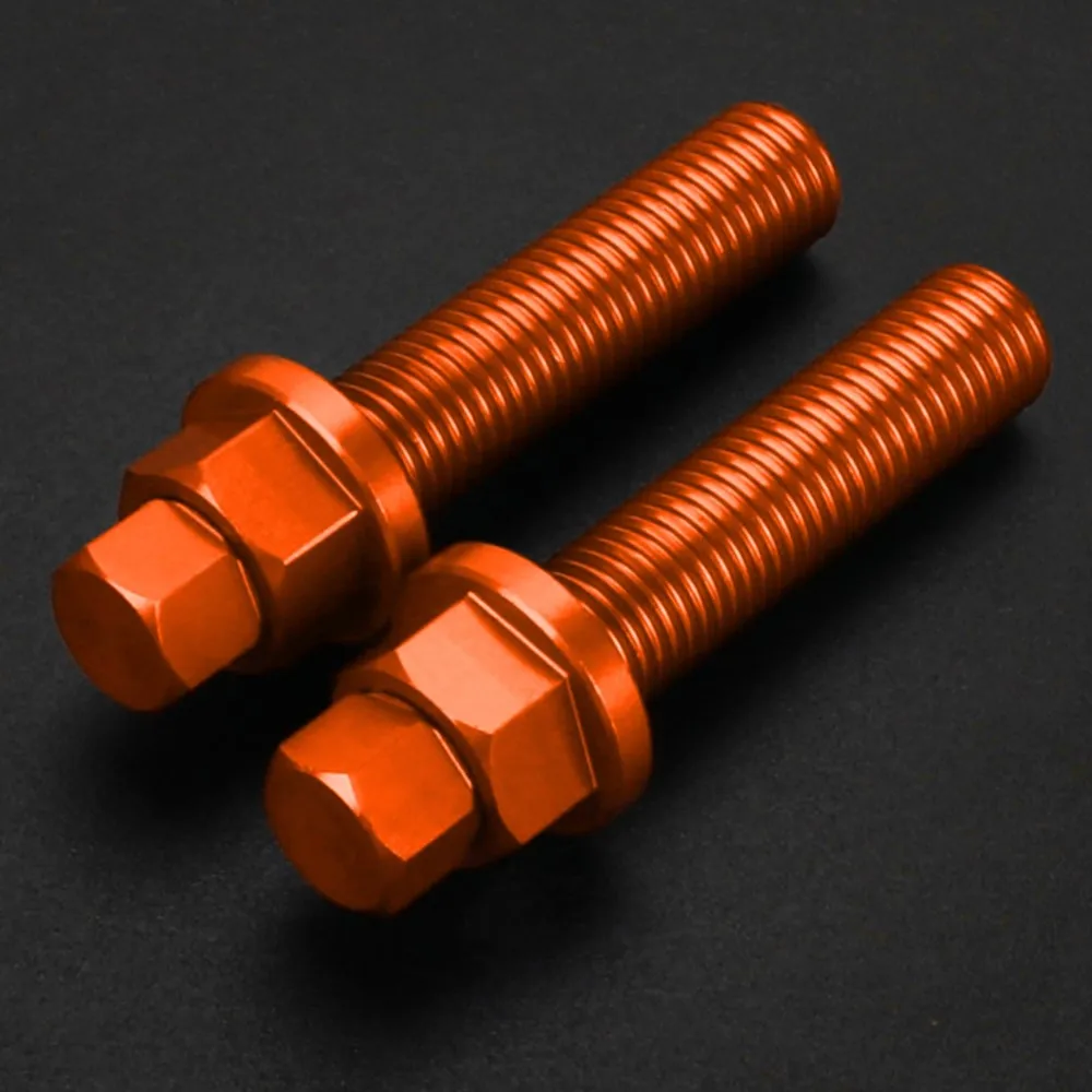 10MM For SX SXF EXCF 125 150 250 350 450 530 690 990 1190 SMC SMR Adventure RC8 Rear Axle Blocks Chain Adjuster Bolt Screw M10