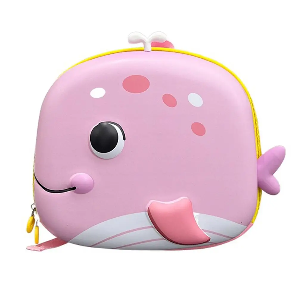 Regalo Cartoon bambini borse da scuola animali 3D Casual zaino rigido a guscio d'uovo EVA Hard Shell grande capacità carino borsa a tracolla libro