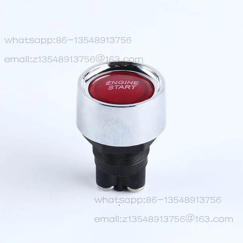 50A car start engine button switch ASW-28ES12V one-button start ignition/LED light switch