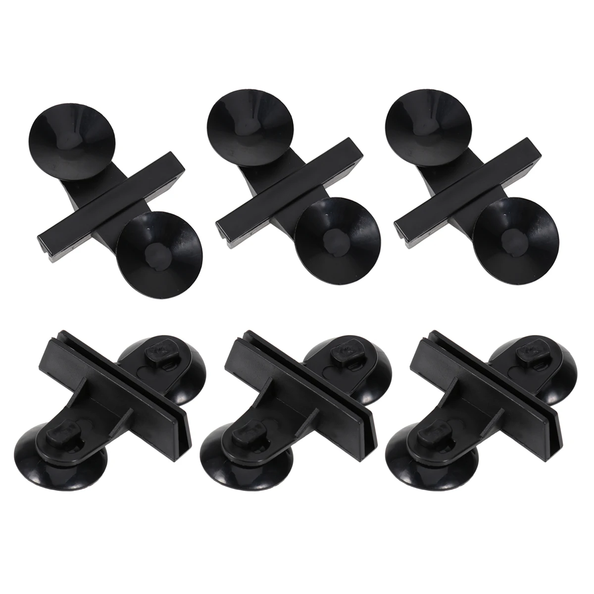 

20pcs Glass Isolation Suction Cup Clips for Fish Tank Aquarium Divider Hooks 5mm Thick Glass Safe Durable Practical Pet