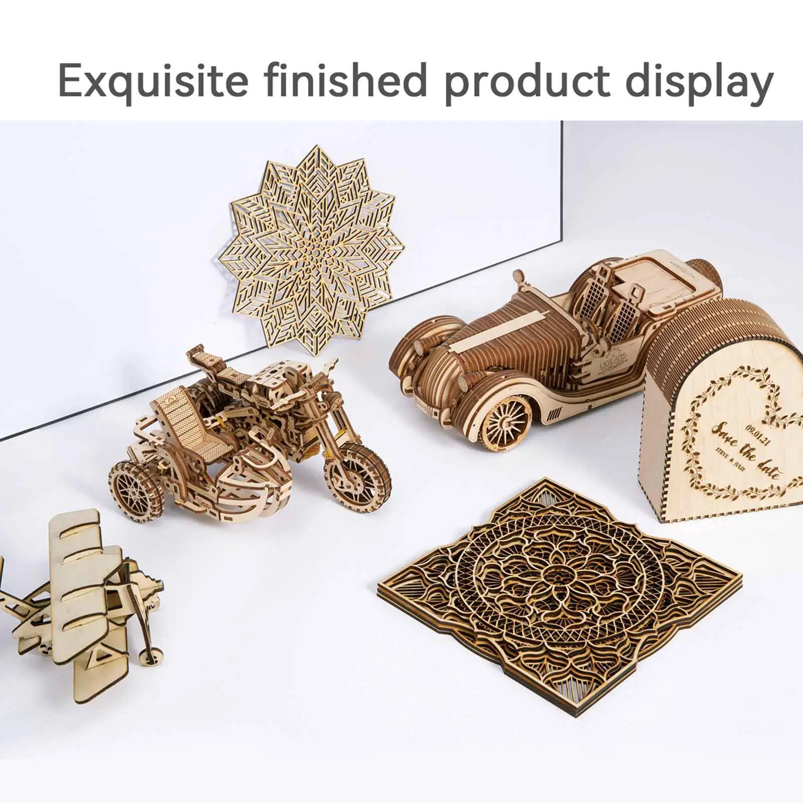 طاولة عمل قطع فولاذية عالية القوة لمنصة آلة النقش للجلد الأكريليك والمزيد