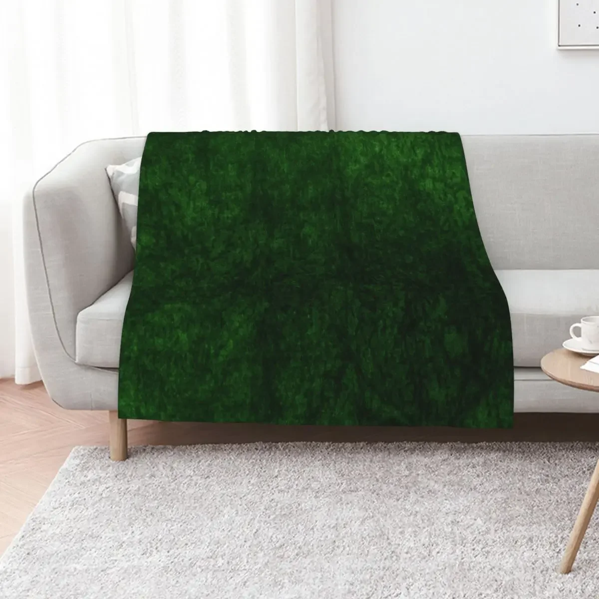 

Emerald Green Grass Velvet | Texture Throw Blanket Travel Beach for sofa Furry Blankets