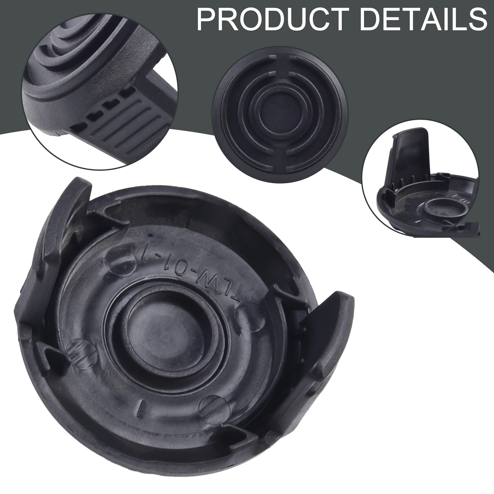 Effective Spool Cover Cap for & N0F GT 250/18 D Trimmer PVC Material Fast Post Black Color Effective Spool Cover