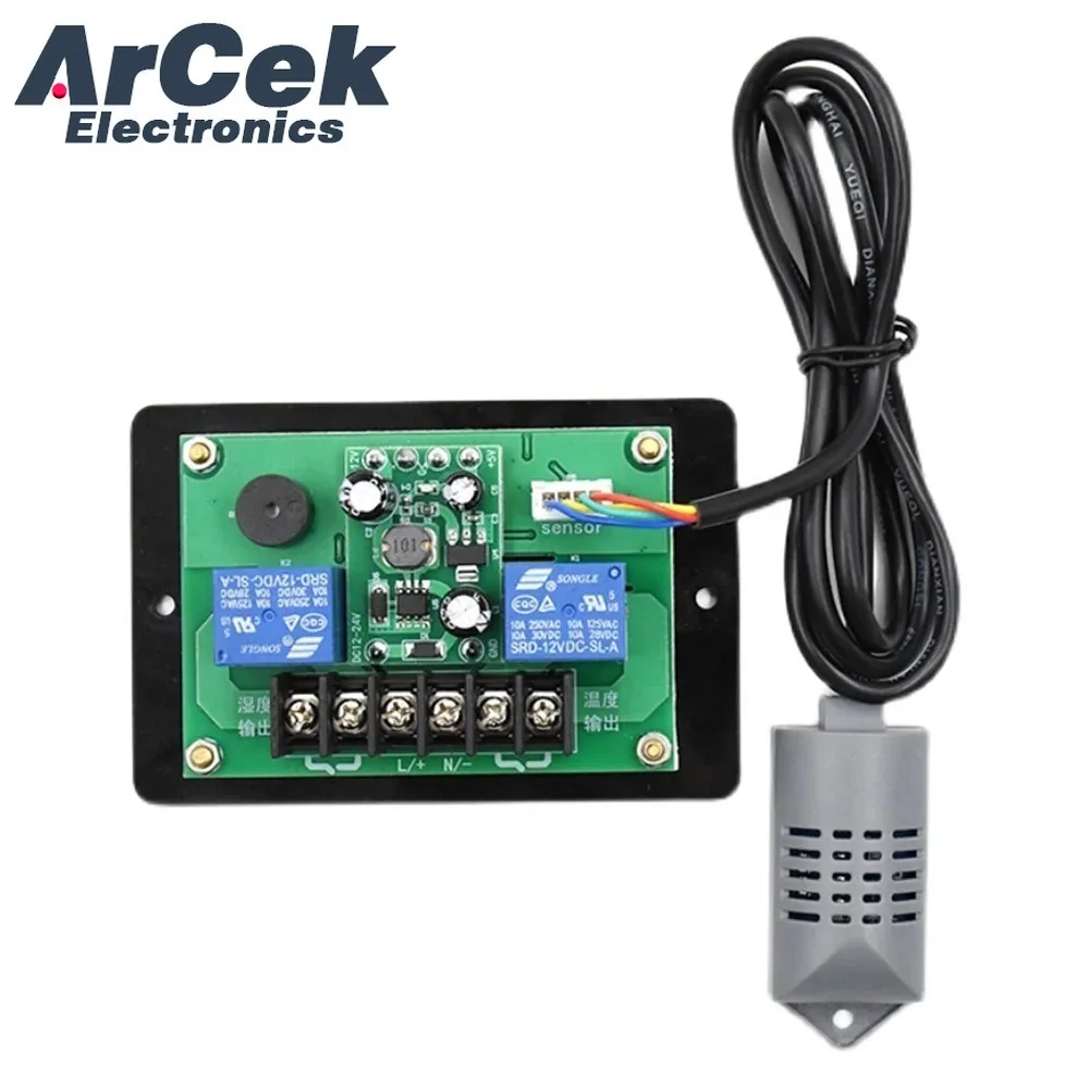 XH-M453 AC 220V 12V Dual Digital Display Temperature Humidity Controller Thermostat Humidity Smart Thermostat Incubator Control